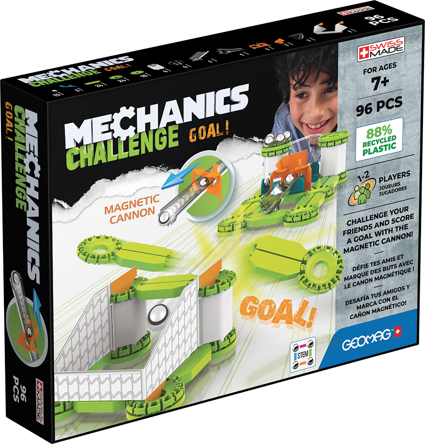 Geomag Magnetic Toys | Challenge Goal Recycled 96 pcs