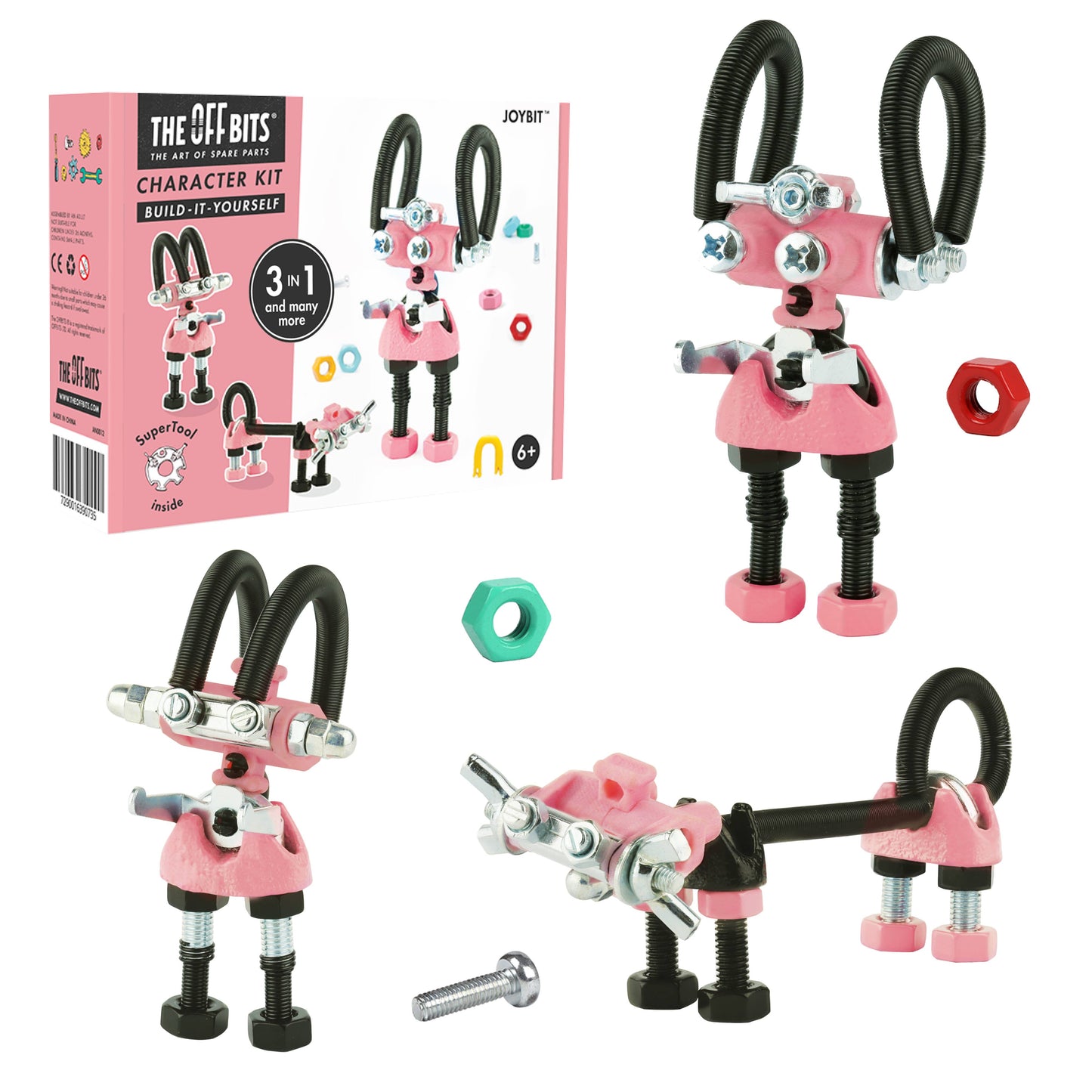 JoyBit - Character Kit: Educational DIY toy, Robot Build Kit