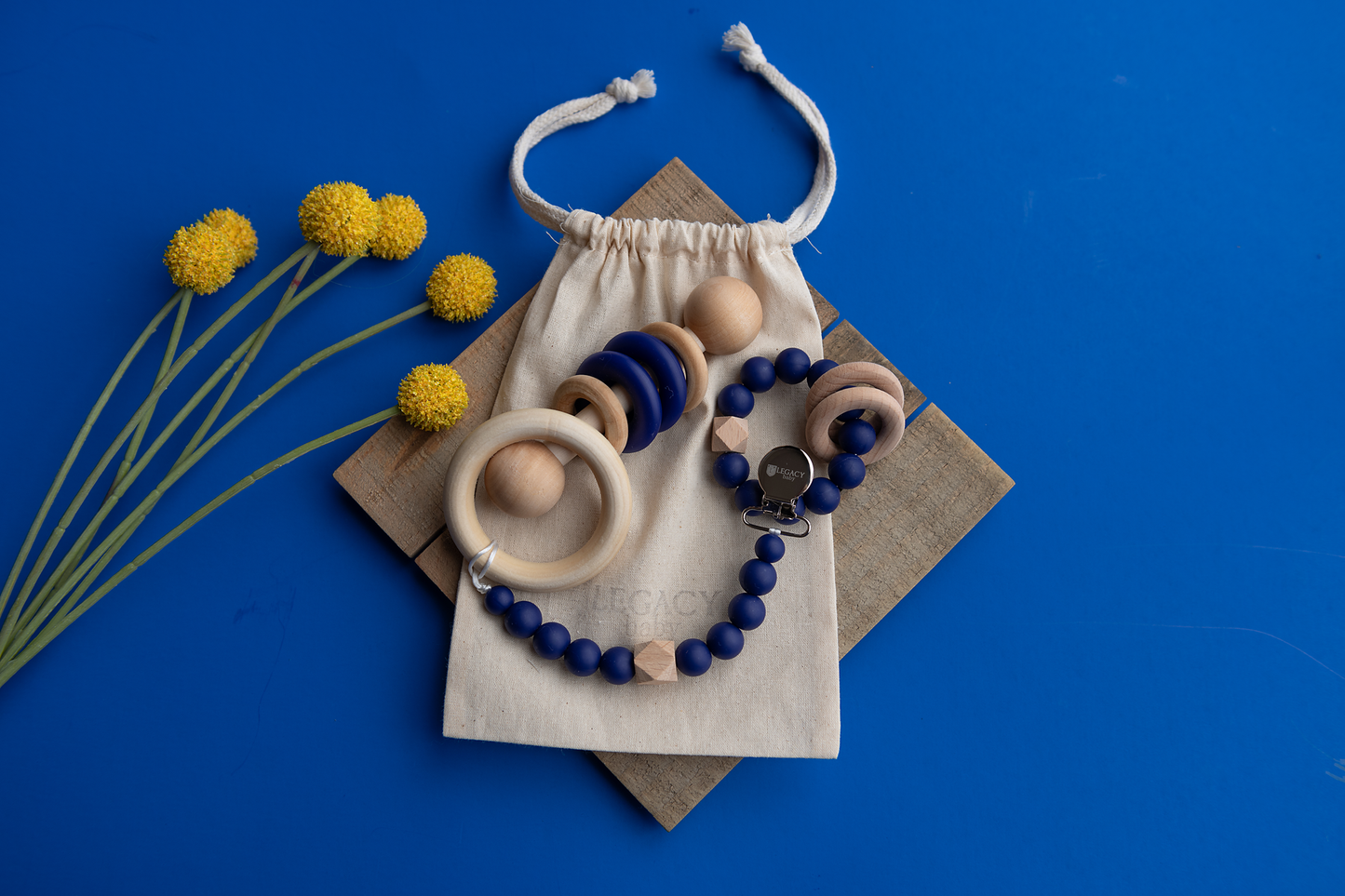 Modern Baby Gift Set - Navy Blue