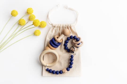 Modern Baby Gift Set - Navy Blue