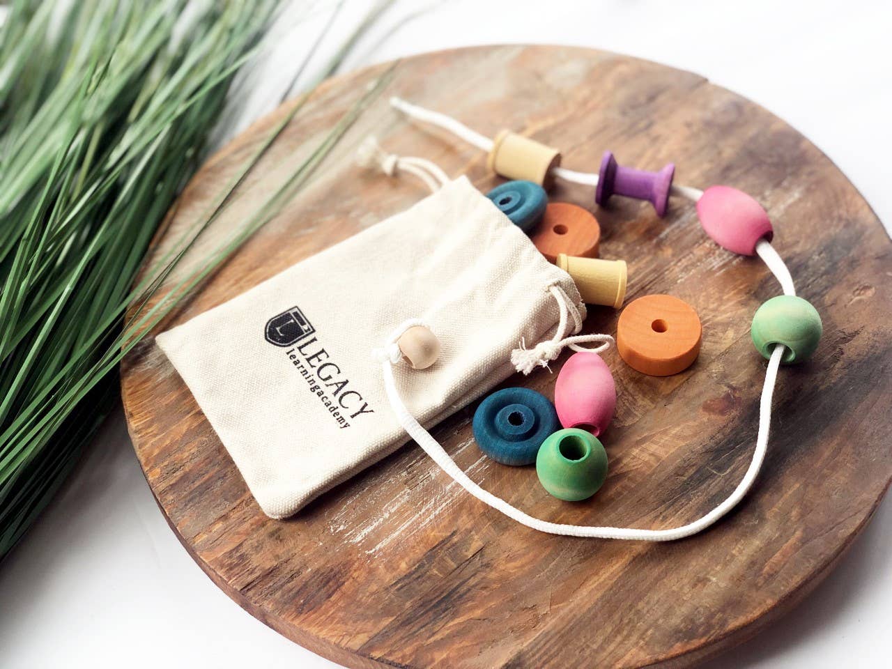 Wooden Bead Stringing Set