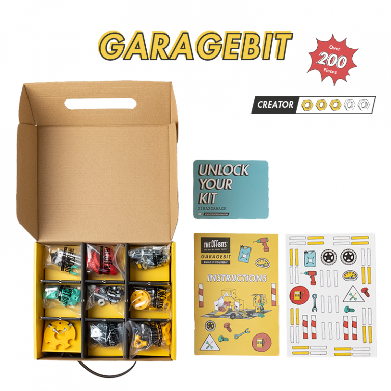 GarageBit - Folding Suitcase: Auto Repair Shop Building Kit