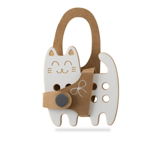 Cat - Small wooden lacing Toy, Montessori, fine motor skills