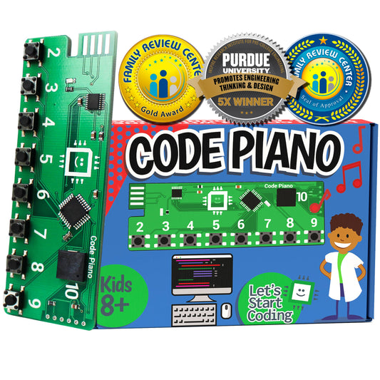 Code Piano S.T.E.M. Toy for Kids 8-12+ | Code with Music!